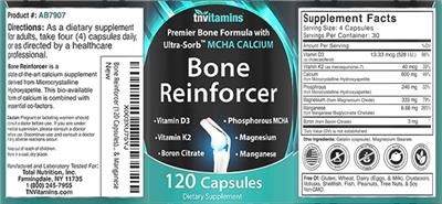 Bone Reinforcer label