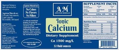 Ionic Calcium label