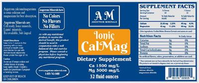 Ionic CalMag label