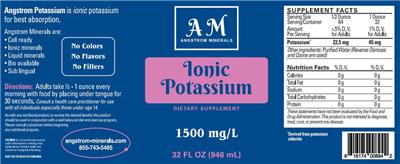 Ionic Potassium label