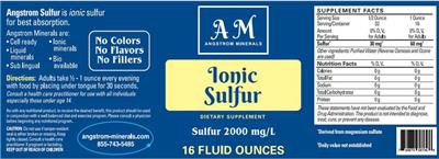 Ionic Sulfur label