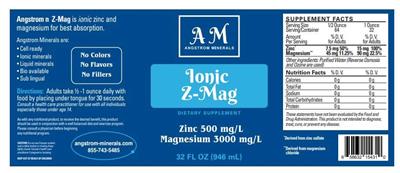 Ionic Z-Mag label