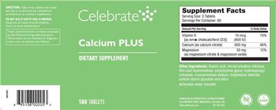 Calcium PLUS label