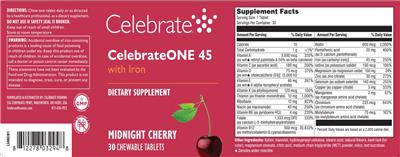 CelebrateONE 45 with Iron Midnight Cherry label