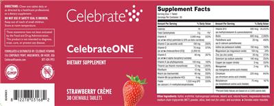 CelebrateONE Stawberry Creme label