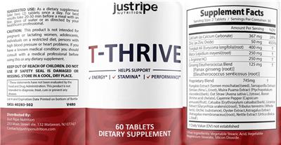 T-Thrive label