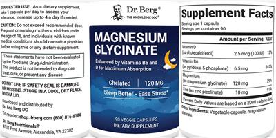 Magnesium Glycinate label