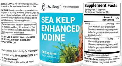 Sea Kelp Enhanced label