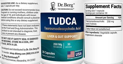 TUDCA 250 mg label