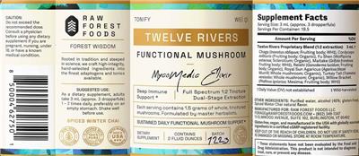 Twelve Rivers Mycomedic Tincture label