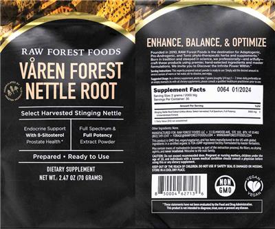 Varen Forest Nettle Root label