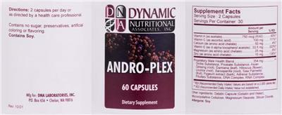 Andro-Plex label