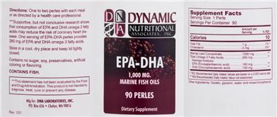 EPA-DHA label