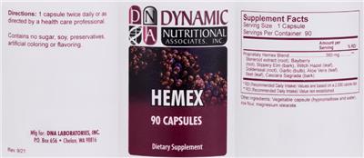 Hemex label