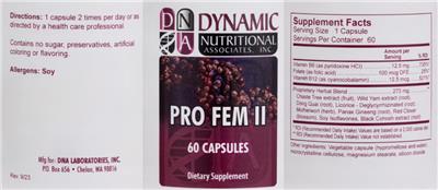 Pro Fem II label
