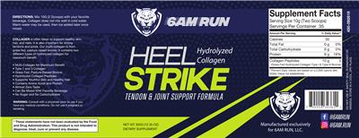 Heel Strike label
