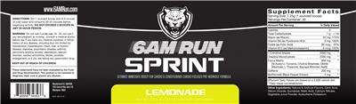 Sprint Lemonade label