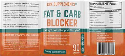 Fat & Carb Blocker label