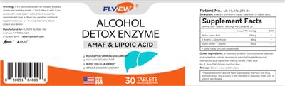 Alcohol Detox Enzyme label