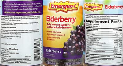 Elderberry label