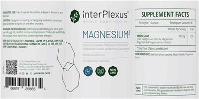 Magnesium 3 label