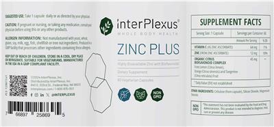 Zinc Plus label