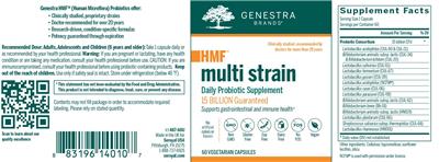 HMF Multi Strain label