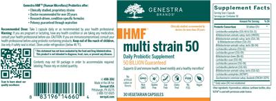 HMF Multi Strain 50 label