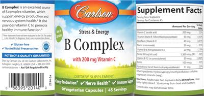 B Complex label