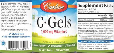 C-Gels label