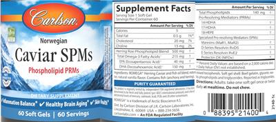 Caviar SPMs label