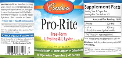 Pro-Rite label
