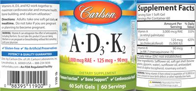 A - D3 - K2 label