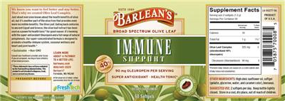 Immune Support label