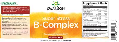 Super Stress B-Complex with Vitamin C label