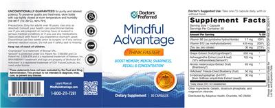 Mindful Advantage label