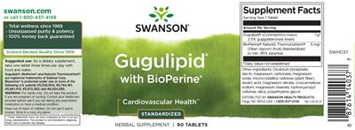 Gugulipid with Bioperine label