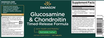 Glucosamine & Chondroitin Timed-Release Formula label