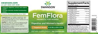 FemFlora label