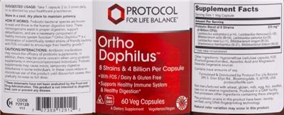 Ortho Dophilus label