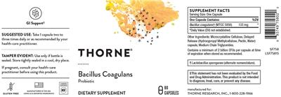 Bacillus Coagulans label