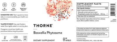 Boswellia Phytosome label