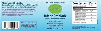 Infant Probiotic label