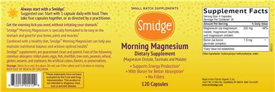 Morning Magnesium label