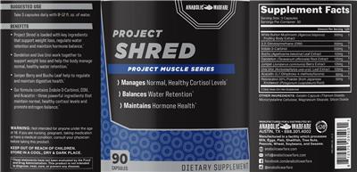 Project Shred label