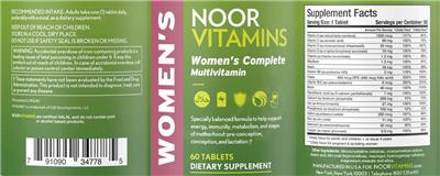 Women's Complete Multivitamin label