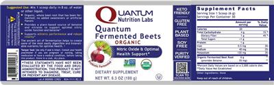 Quantum Fermented Beets label