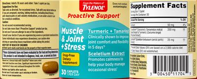 Muscle & Joint + Stress label