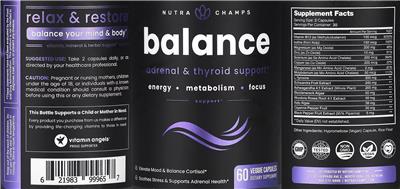 Balance label