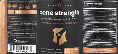 Bone Strength label